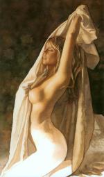 水粉大师Steve Hanks 153-RisingFromTheSheets